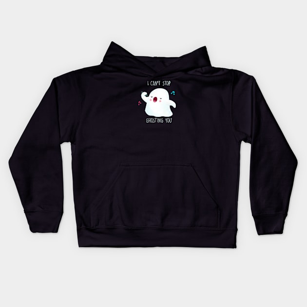 I can't stop ghosting you Kids Hoodie by julianamotzko